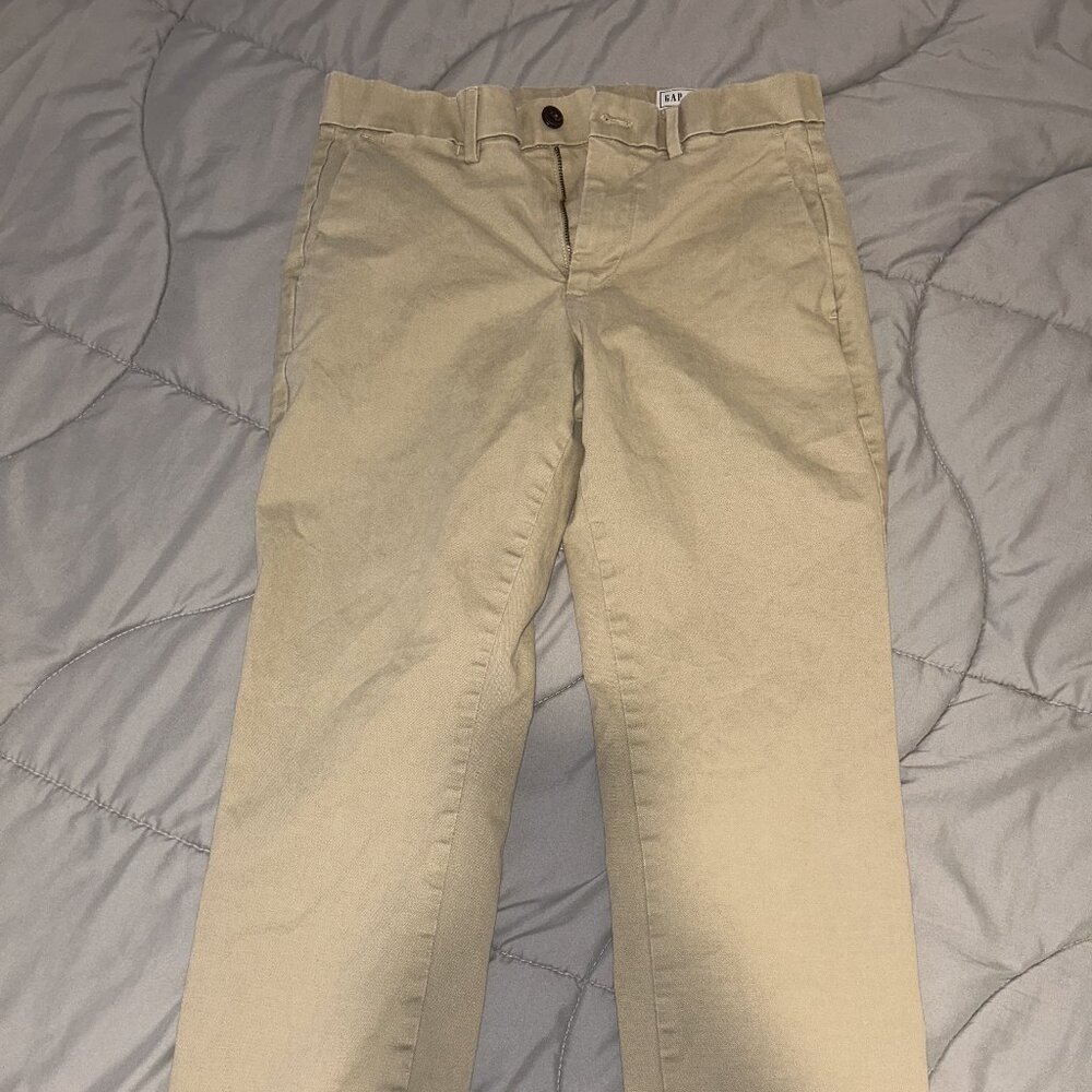 Gap Straight Dark Khaki Pants 30x30